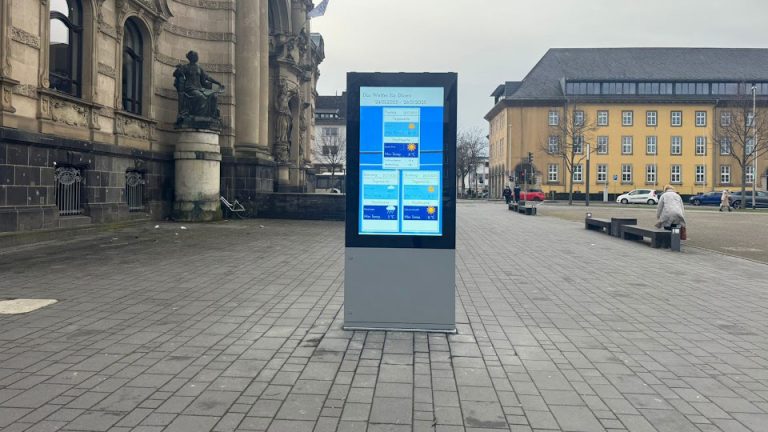 Digitale Info-Stele für Museum