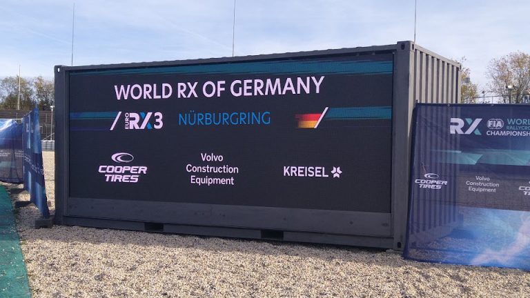 LED Container bei der FIA World RX