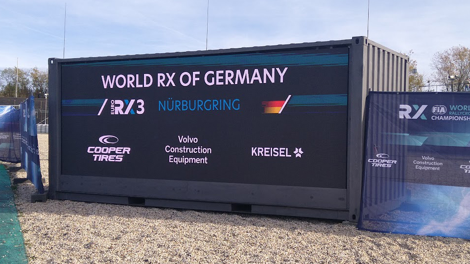 LED Container bei der FIA World RX