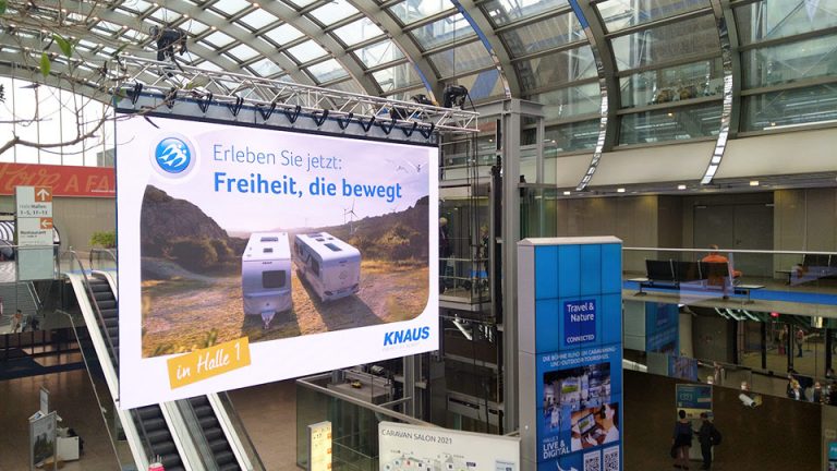 Messe Düsseldorf goes Digitalfläche mit LED-Screens