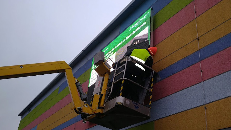 Reparatur LED-Screen