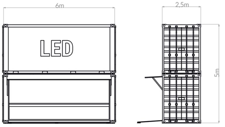 Motainer_Shopcontainer plus LEd-Container