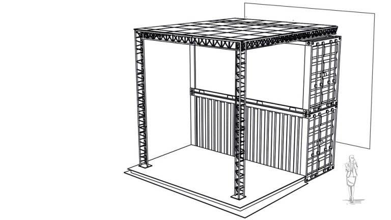 MotainerStage mit LED Screen